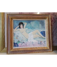 PORTRAIT D’UNE FEMME VETUE D’UN DRAP