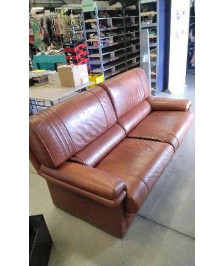 CANAPE CUIR 3 PLACES / EN L’ETAT