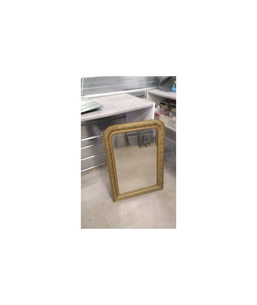 MIROIR BISEAUTÉ ANCIEN/ EN L’ÉTAT 