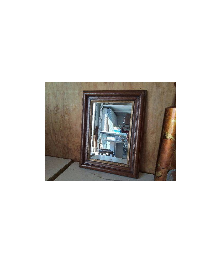 MIROIR ENCADRÉ BOIS 