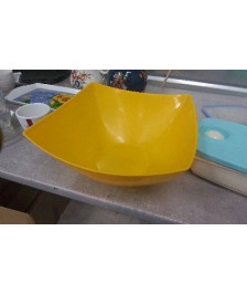 SALADIER PLASTIQUE JAUNE 