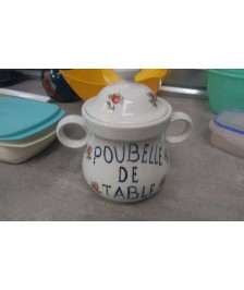 POUBELLE DE TABLE