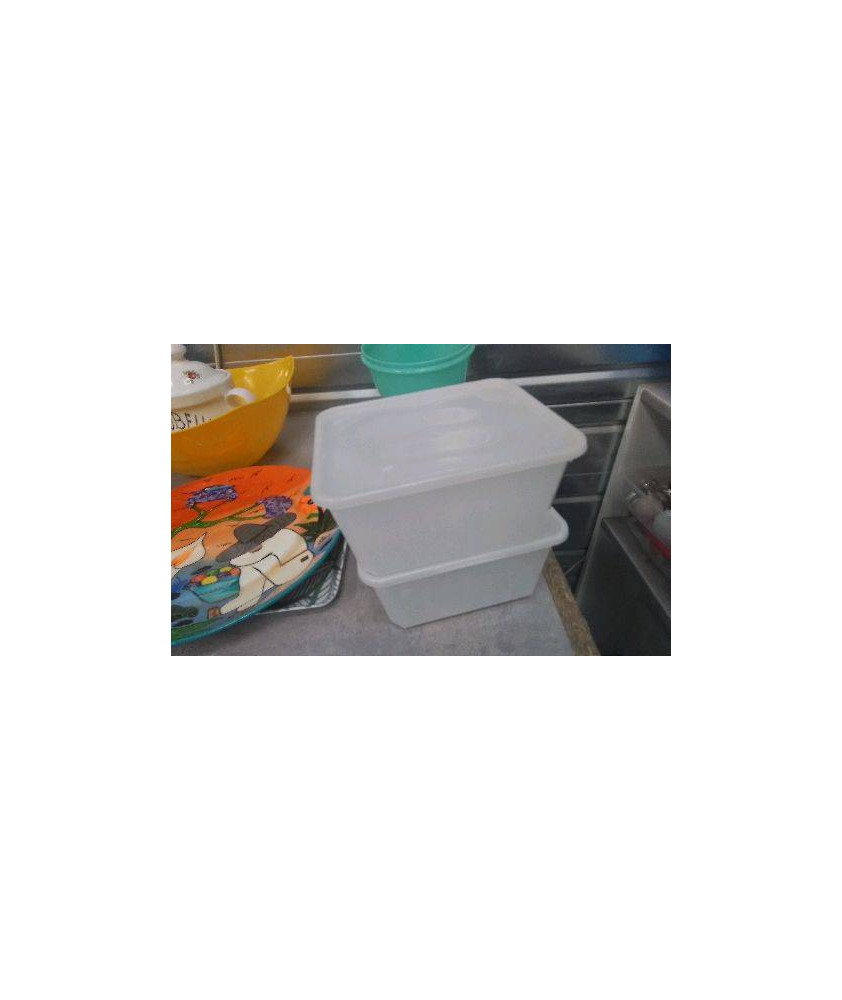 BOITE CARREE PLASTIQUE  X2