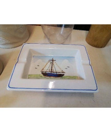 GRAND CENDRIER DÉCORS MARITIME 