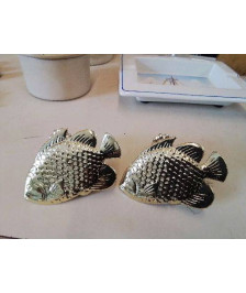 PAIRE DE PAINCE À RIDEAU POISSON 