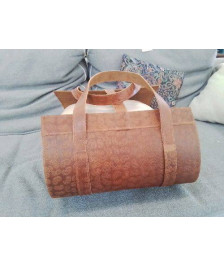 SAC A BUCHE EN CUIR