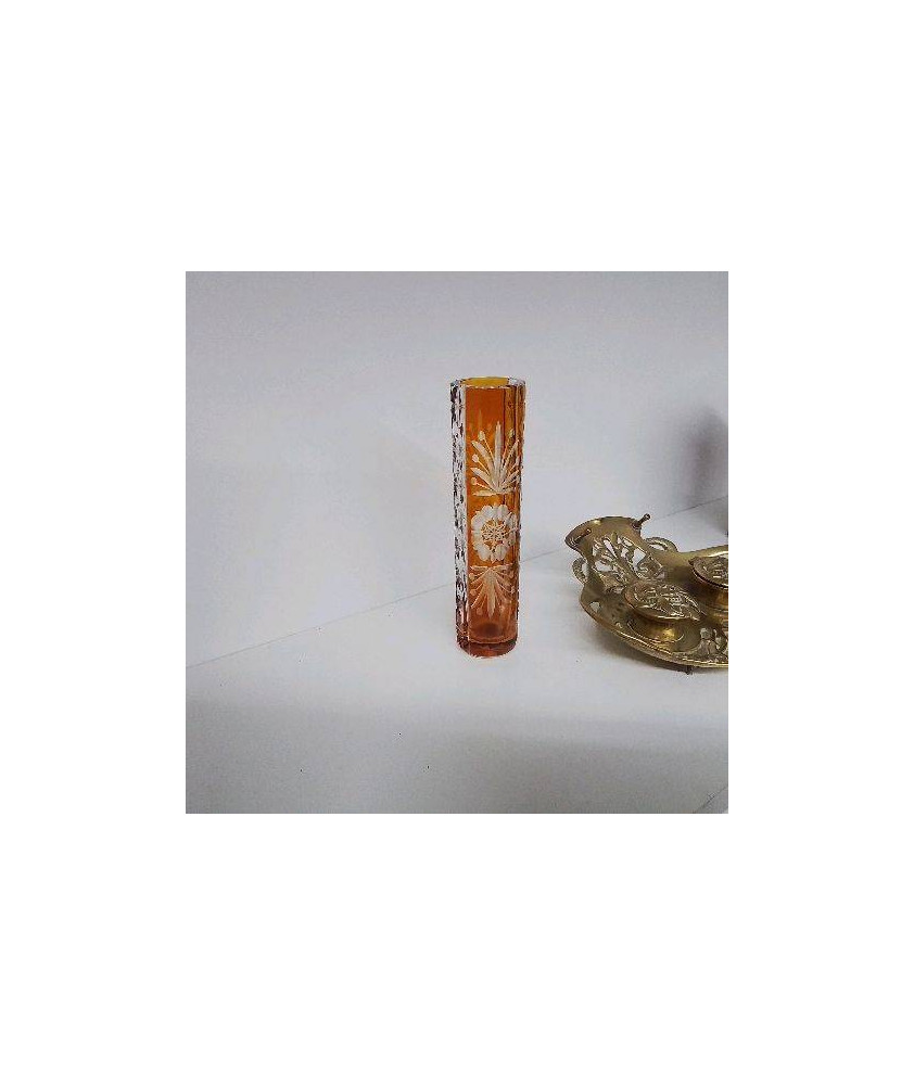 VASE BOHEME ORANGE 