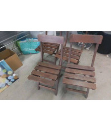 CHAISE PLIANTE  BOIS TECK