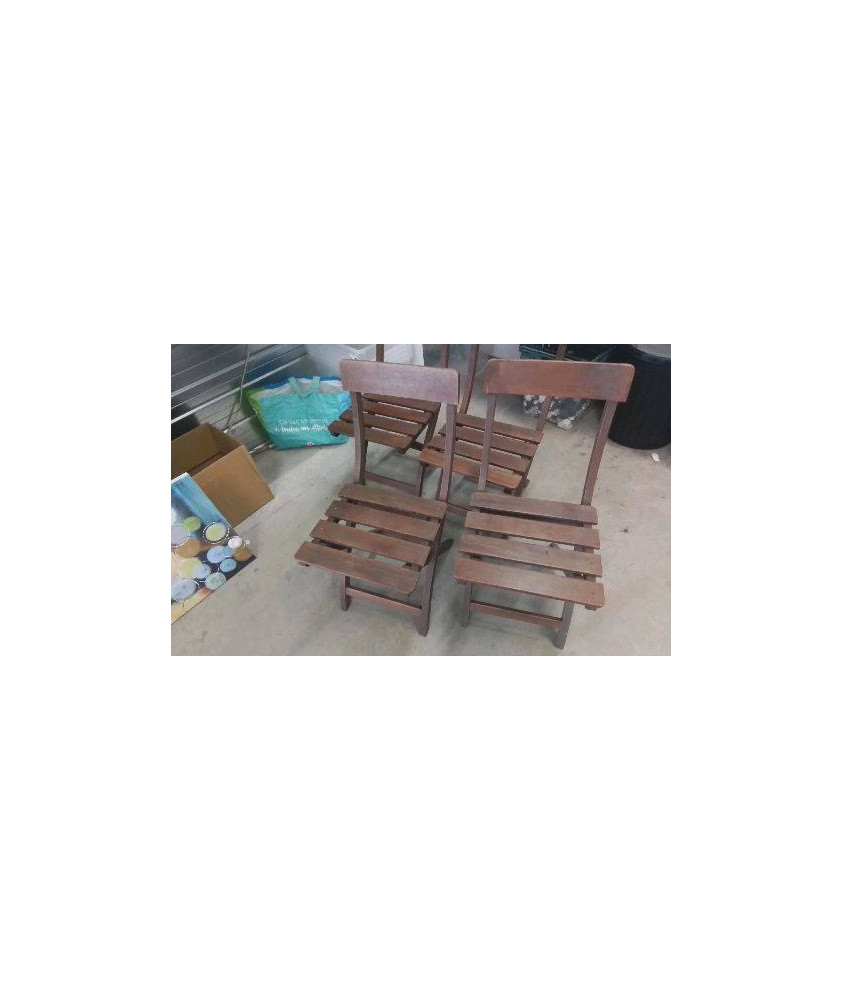 CHAISE PLIANTE  BOIS TECK