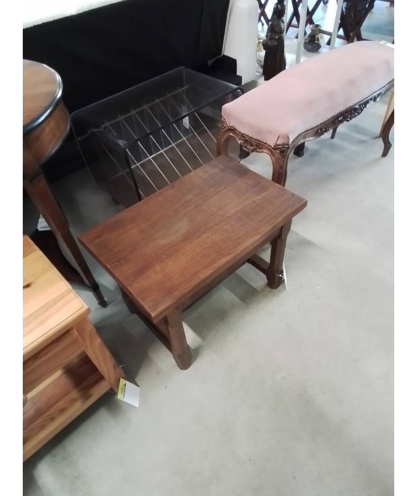 TABLE BASSE RECTANGULAIRE BOIS A ENTRETOISE 