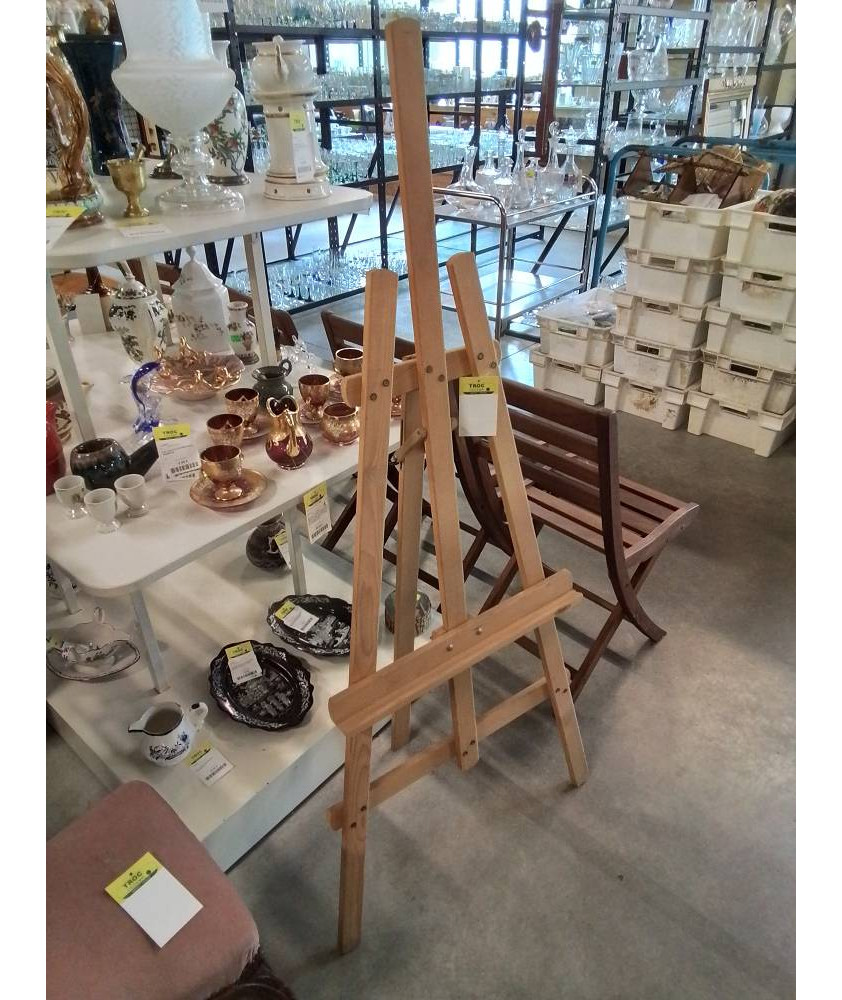 CHEVALET DE PEINTRE BOIS CLAIR
