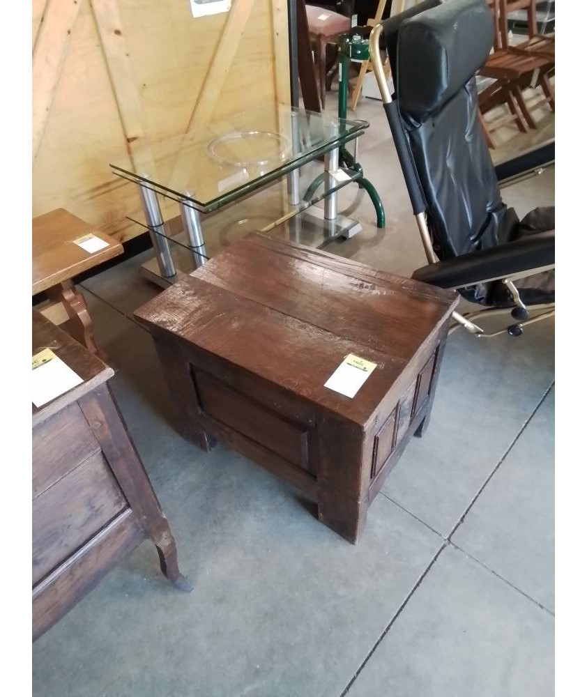 COFFRE BOIS MOULURÉ FIN XIXE 