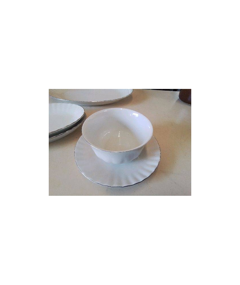 SAUCIÈRE BORDURE GRIS