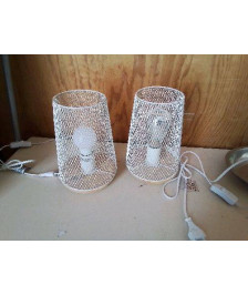 LAMPE DE CHEVET BLANC 