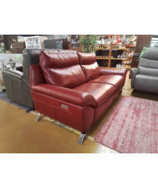 CANAPE 3 PLACES NATUZZI RELAX ELECTRIQUES CUIR 