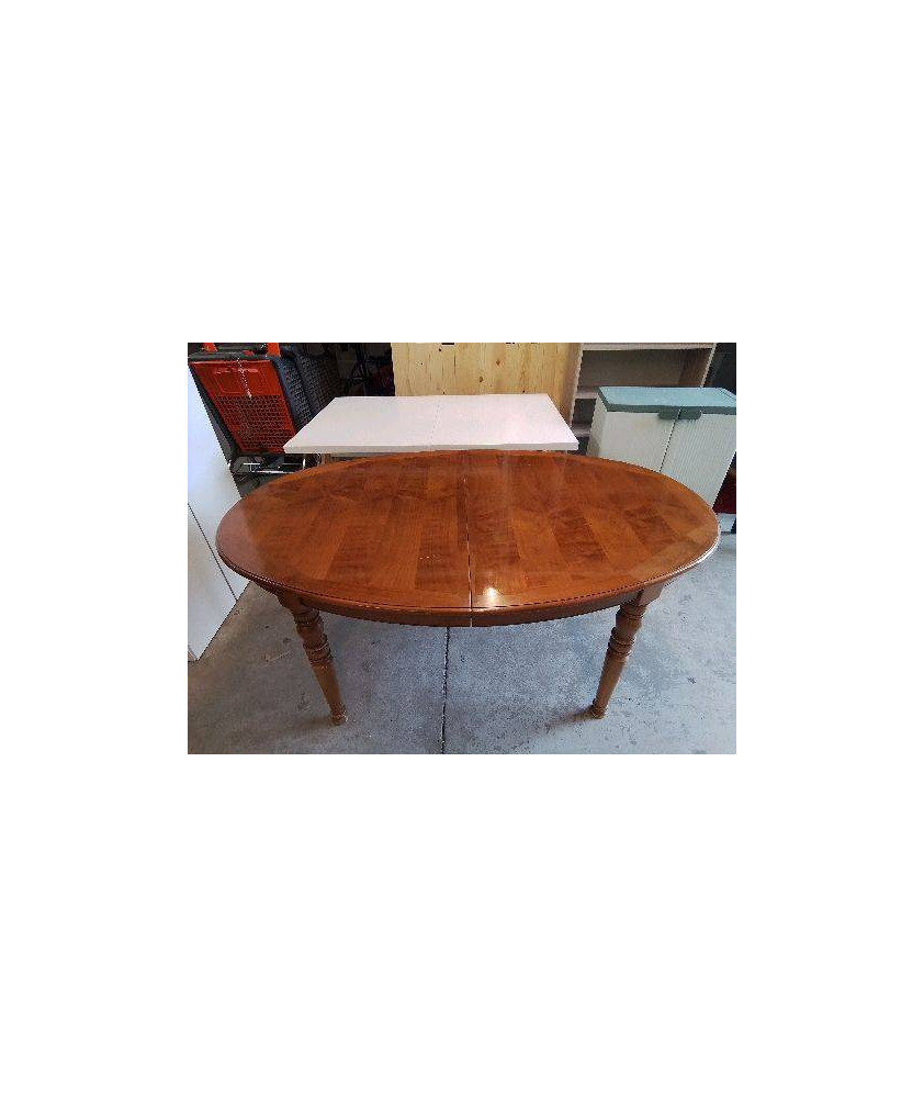 TABLE OVALE MERISIER 