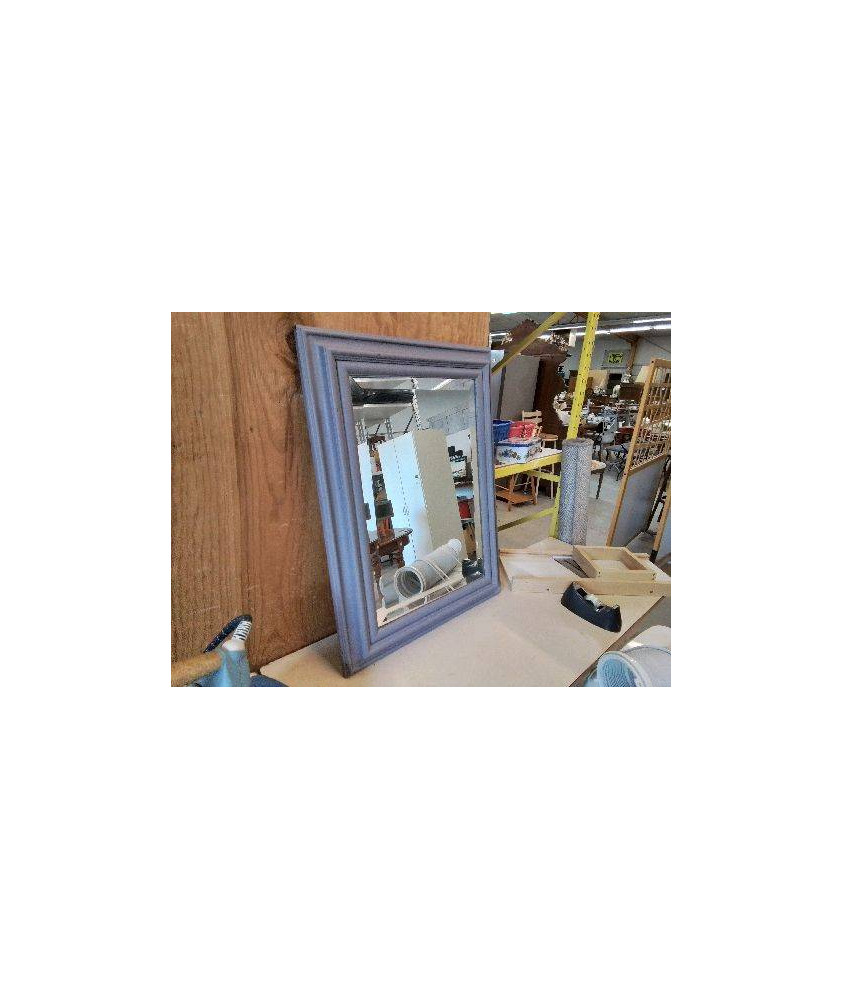 MIROIR RECTANGULAIRE GRIS 