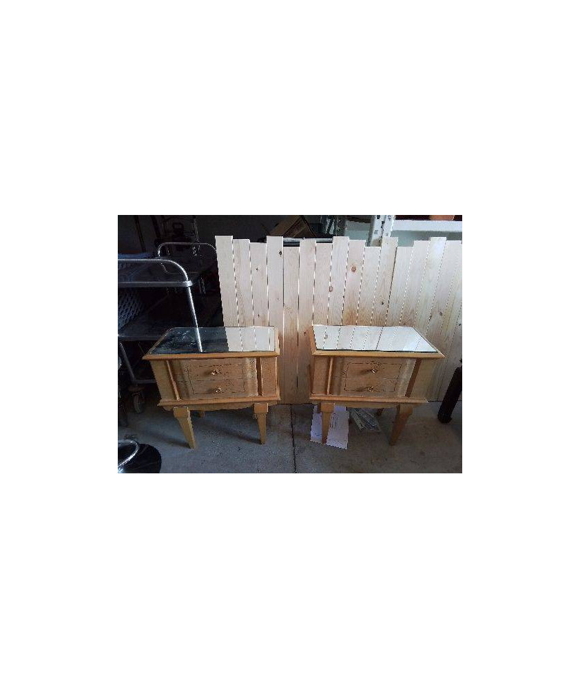 CHEVET PLATEAU MIROIR 