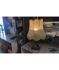 LAMPE A POSER PIED BOIS 