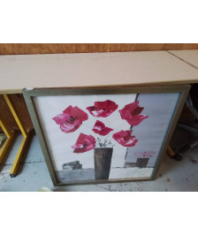 CADRE DECO MOTIF FLORAL 