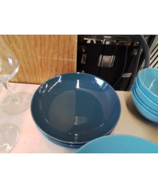 ASSIETTE CREUSE BLEU