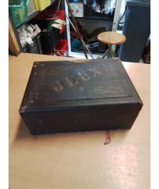 BOITE A JEUX BOIS GAINÉ DÉBUT XXE