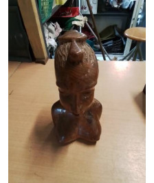 STATUETTE BUSTE FEMME AFRICAINE 