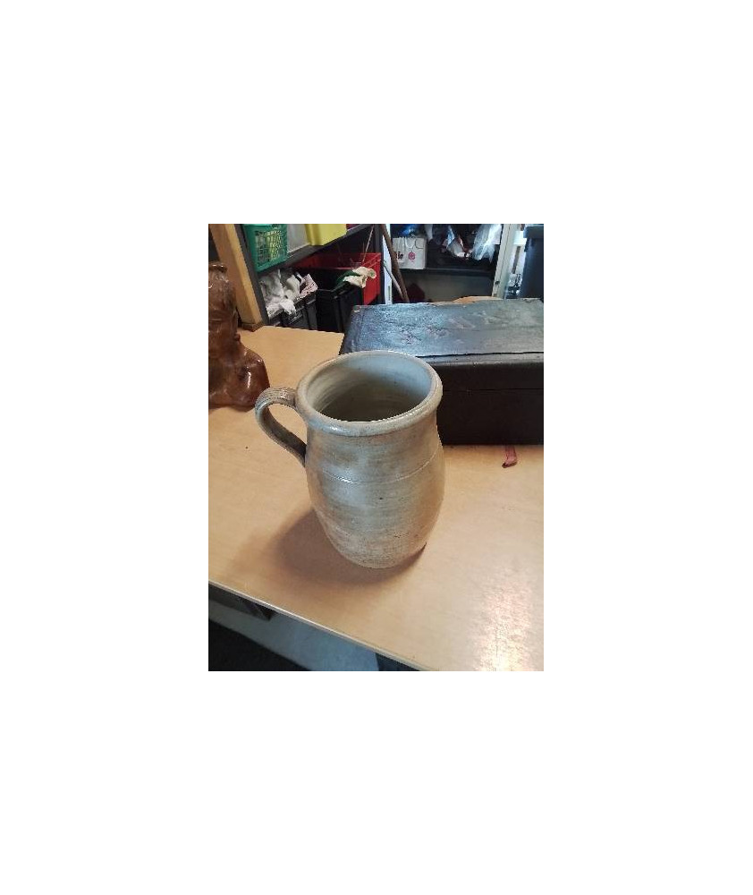 POT 1 ANSE GRÈS VERNISSÉ 