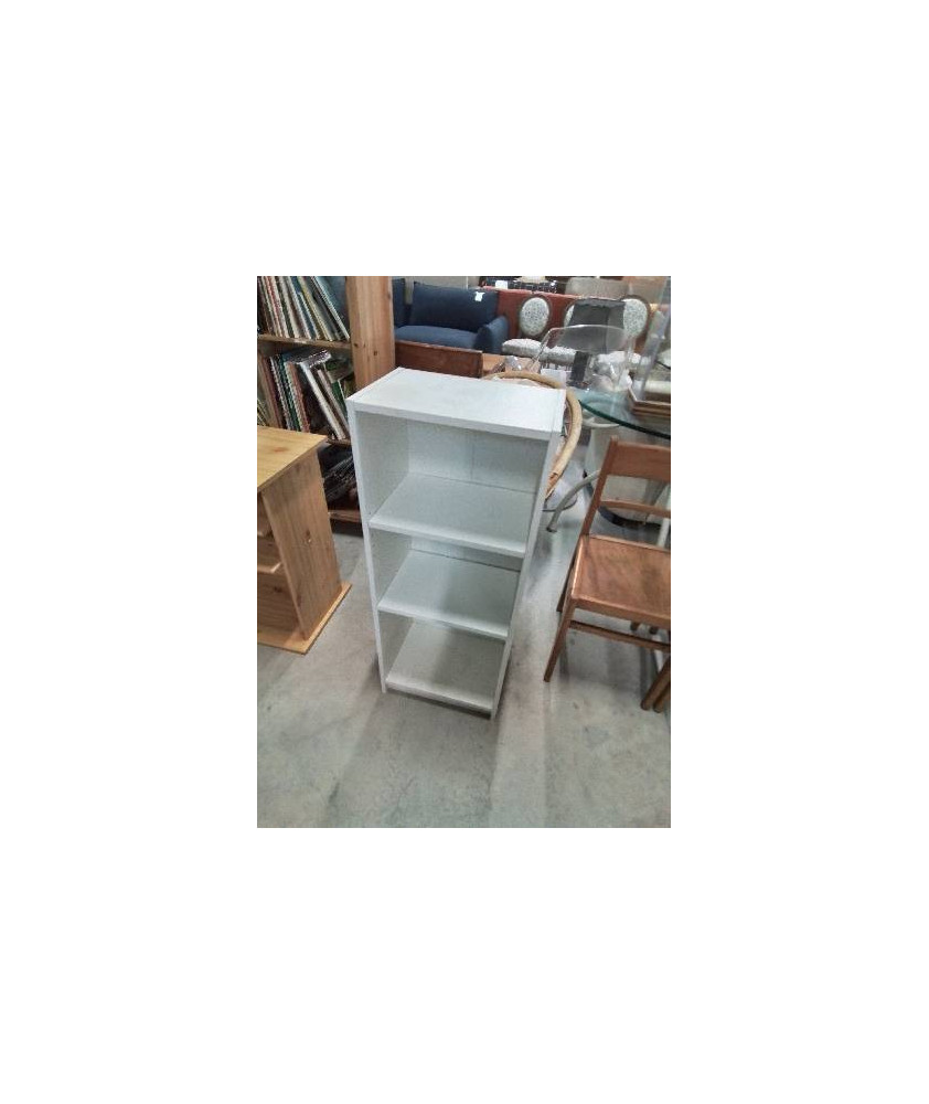 BIBLIOTHÈQUE BOIS BLANC 3 NICHES 