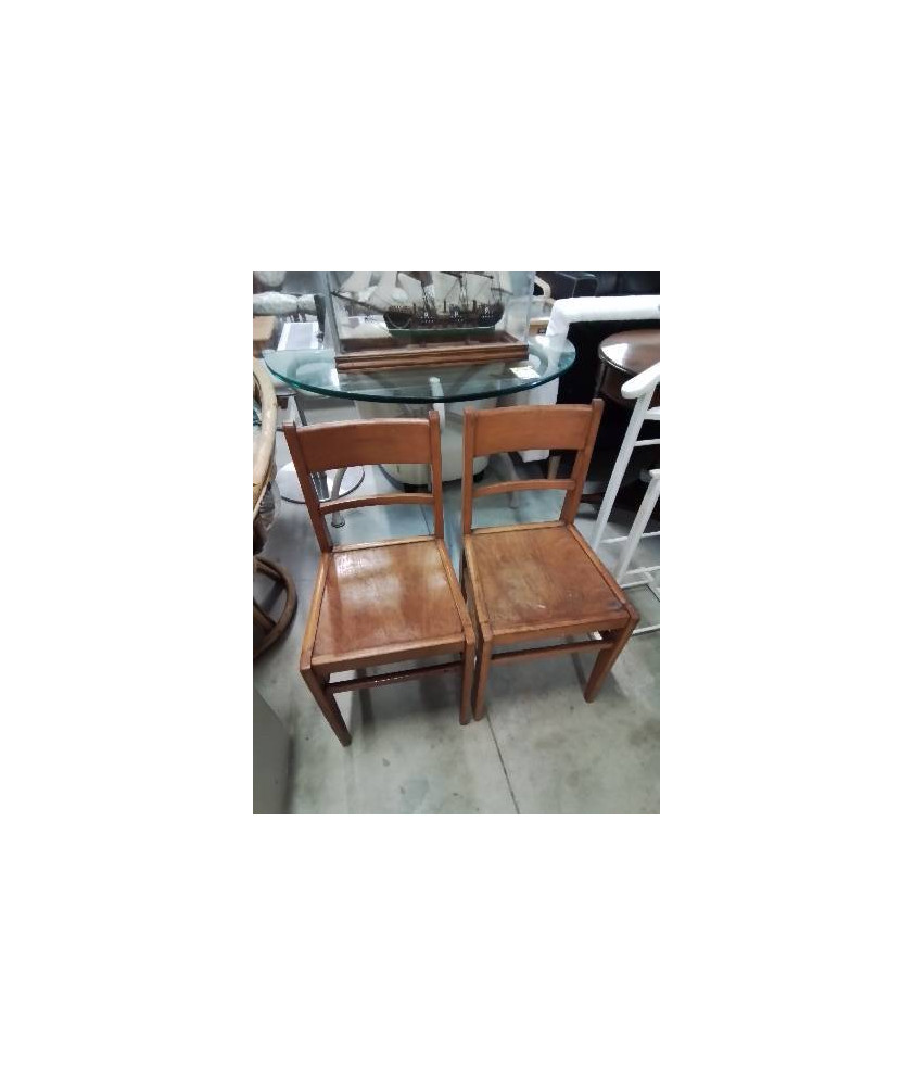 CHAISE D’ADMINISTRATION BOIS CLAIR ANNÉES 50