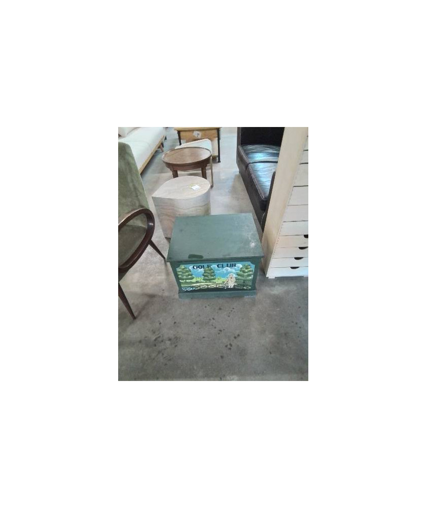 COFFRE BOIS VERT GOLF CLUB 