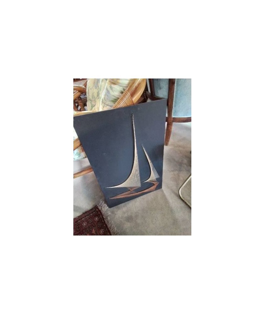 TABLEAU VOILIER FILS TENDUS 