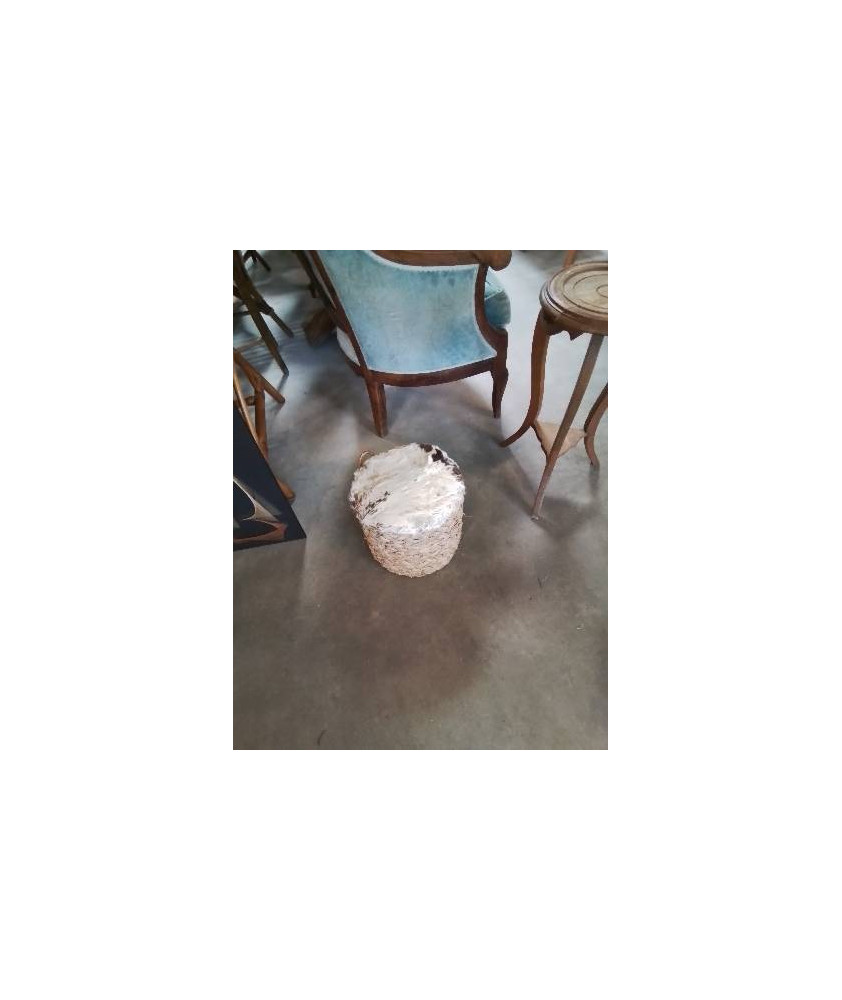 POUF ROND VANNERIE 