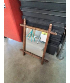 MIROIR FAUX BAMBOU FIN XIXE 