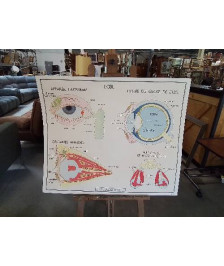 TABLEAUX DE SCIENCES ROSSIGNOL L OEIL LE GOUT ET L ODORAT 1920