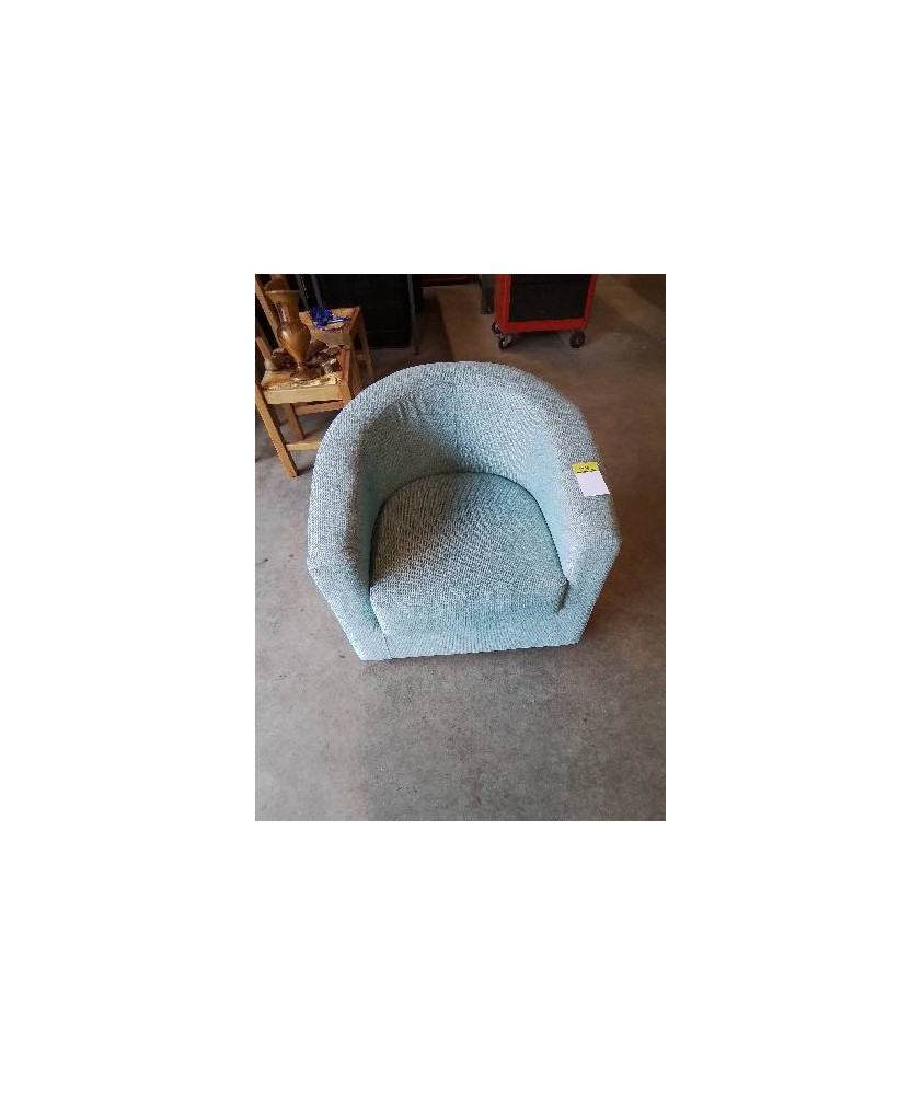 FAUTEUIL CLUB TISSU BLEU