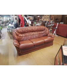 CANAPE 3 PLACES CUIR 