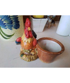 CACHE POT COQ