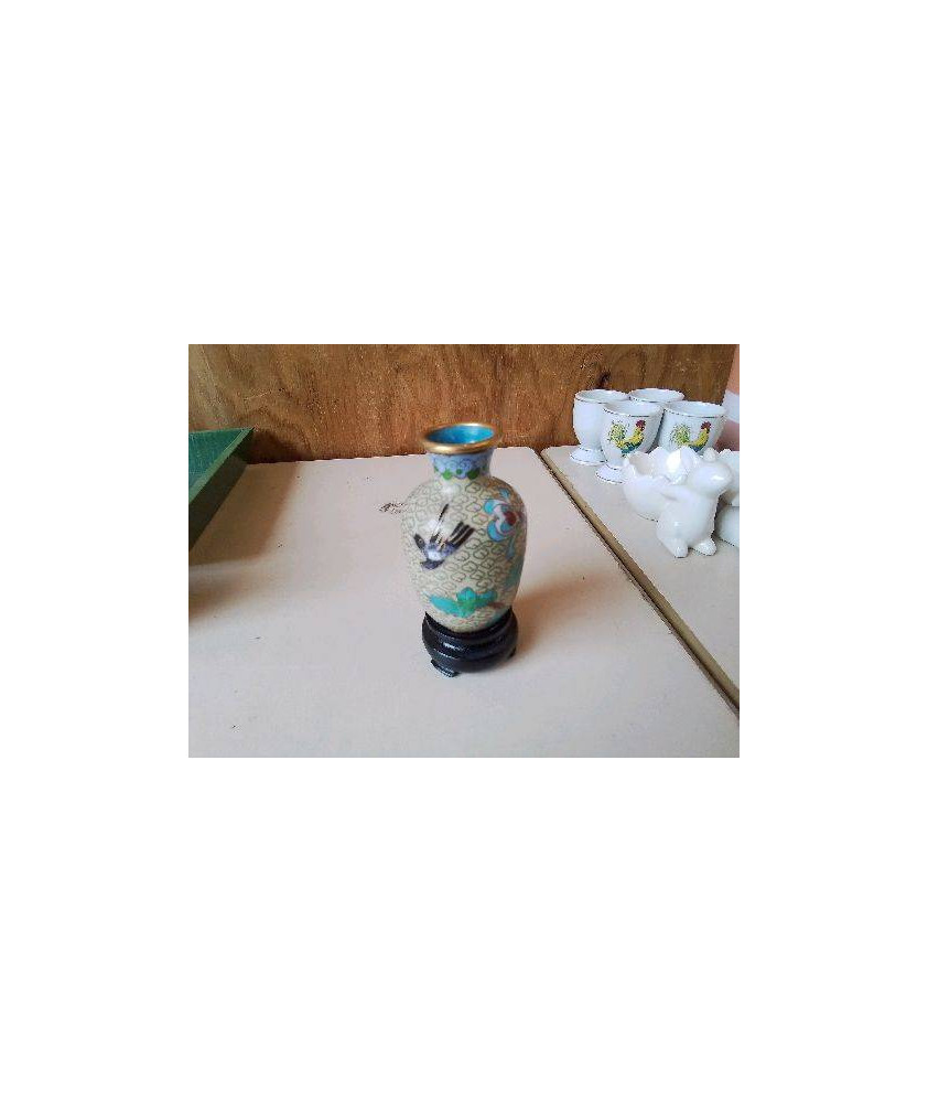 PETIT VASE CLOISONNÉ 