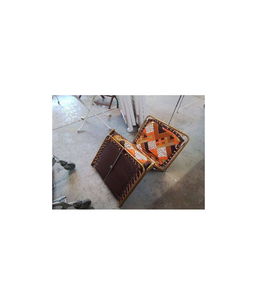 FAUTEUIL PLIANT LIT DE CAMP SEVENTIES