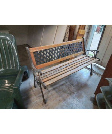 PETIT BANC DE JARDIN FONTE ET BOIS