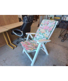 FAUTEUIL DE JARDIN PLIANT ET SON TAPIS