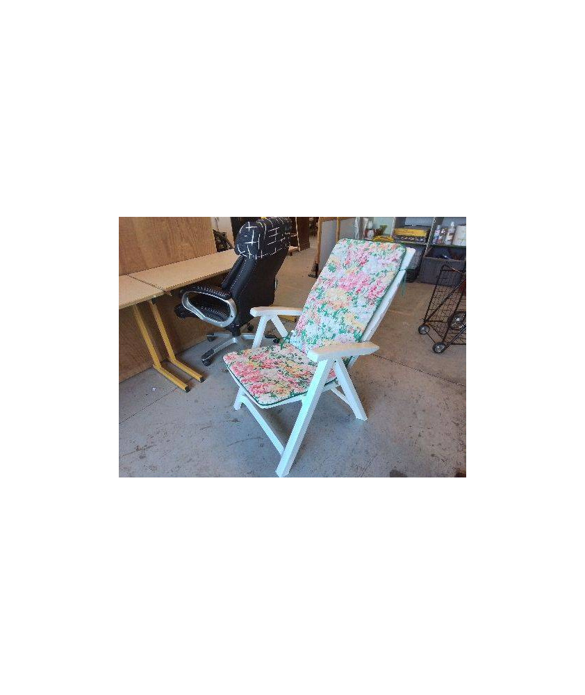 FAUTEUIL DE JARDIN PLIANT ET SON TAPIS