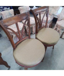 PAIRE DE CHAISES XIX EME