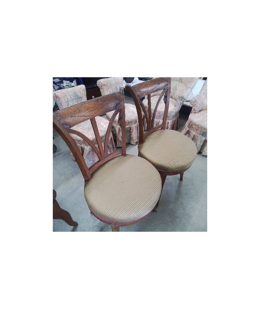 PAIRE DE CHAISES XIX EME