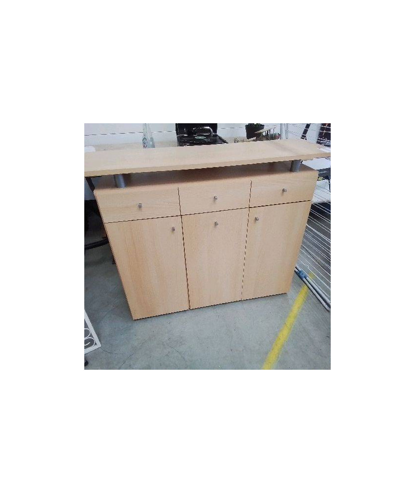 MEUBLE 3 PORTES 3 TIROIRS MODERNE