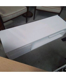 MEUBLE TELE BLANC 