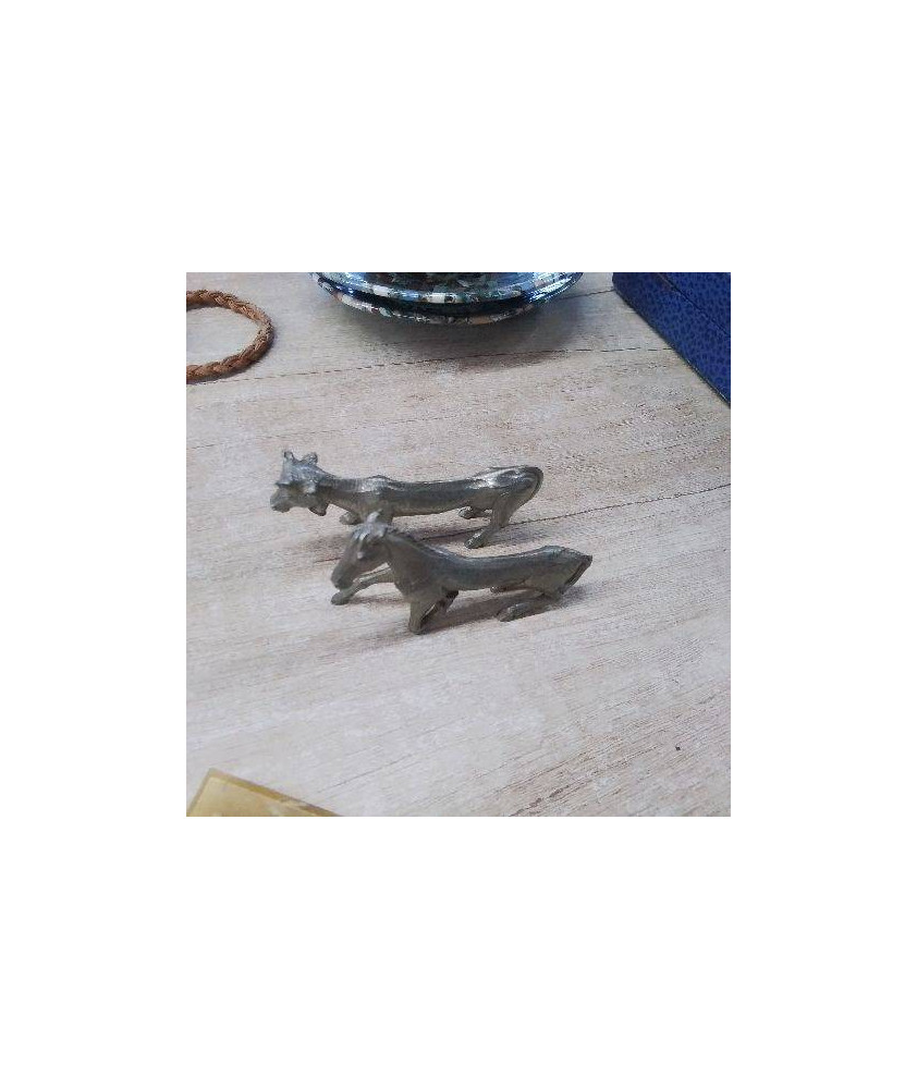 PAIRE DE SUJETS ANIMALIERS