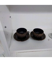 2 TASSES + 2 SOUCOUPES 