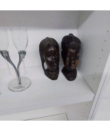 PAIRE VISAGE AFRICAIN 